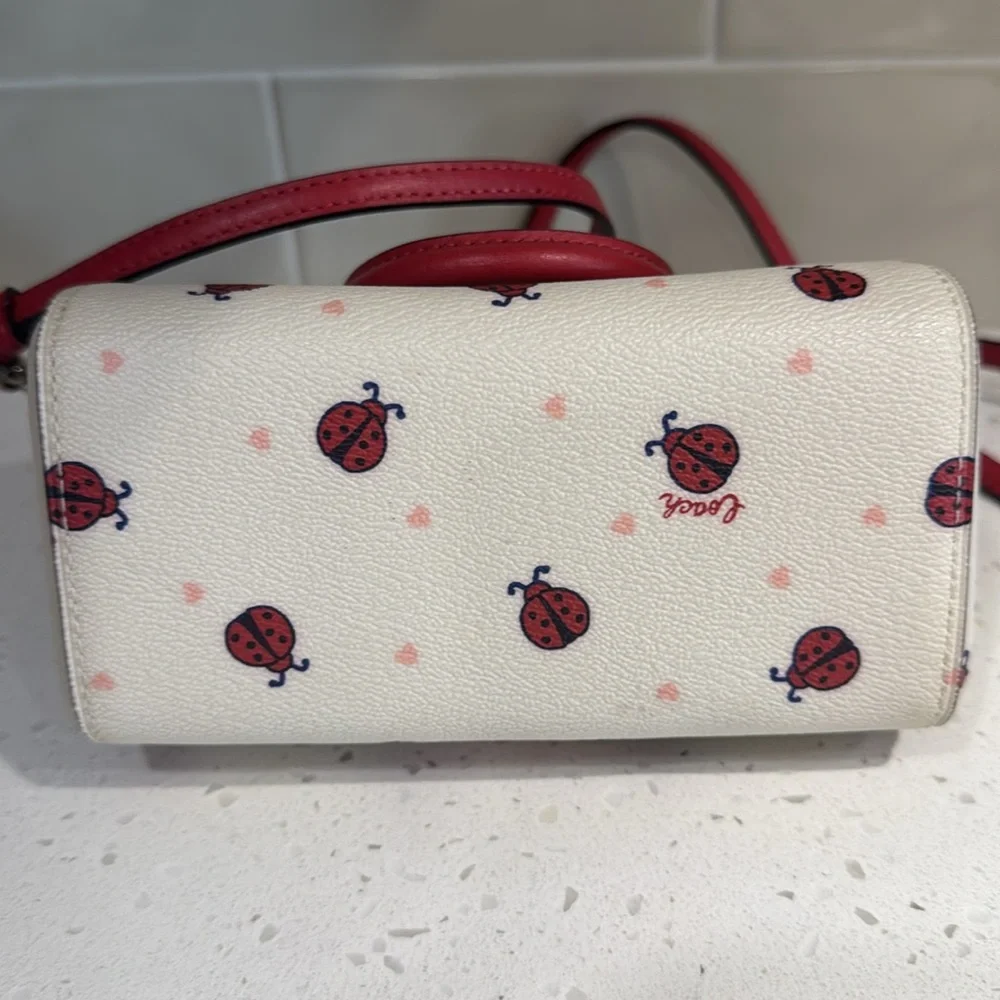 Coach Rowan Satchel Bag Crossbody With Ladybug Print 

Micro Rowan Crossbody - Picture 3 of 5